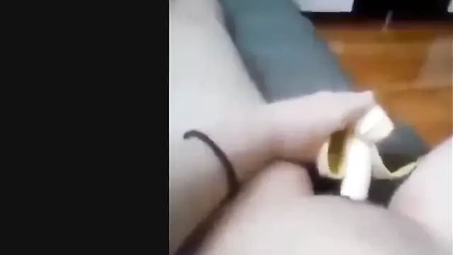 Banana sex Asian porn
